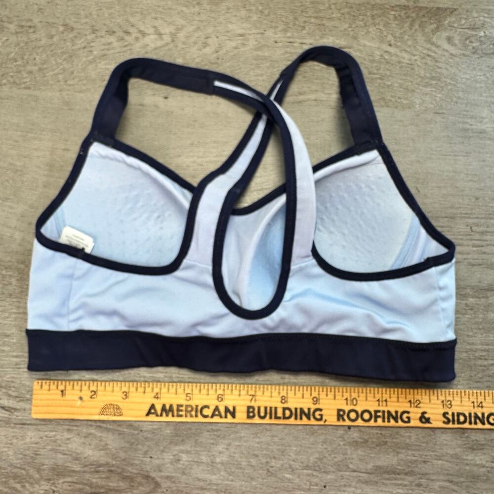 Brooks Uprise Crossback Sportsbra Blue Med - Picture 2 of 4